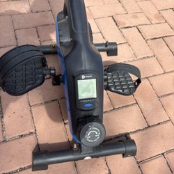 Mini Exercise Bike Pedal Exerciser with Adjustable Resistance.