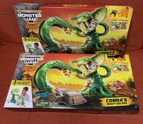 MonsterJam Cobra Escape Track set Hot wheels