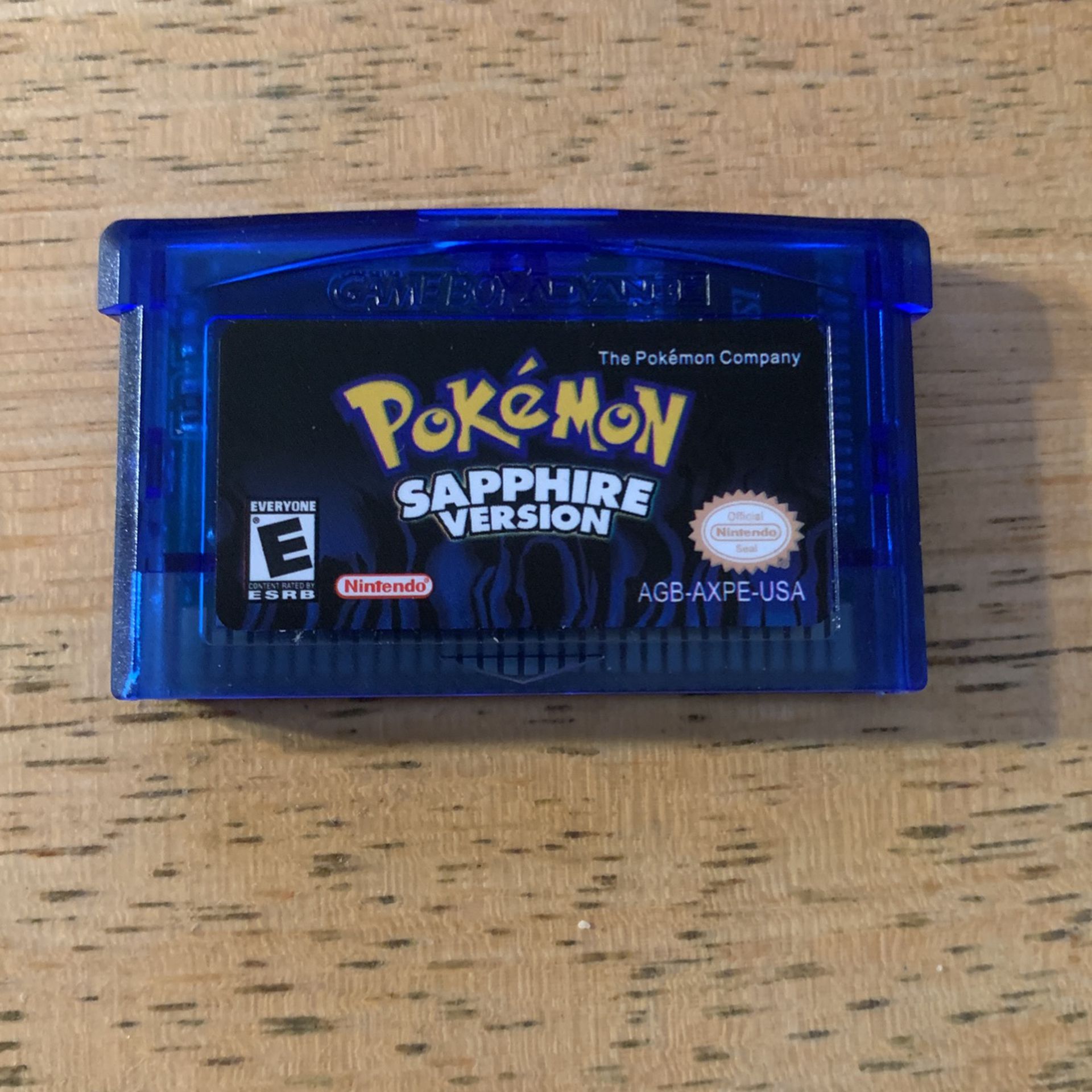 Pokemon Sapphire Nintendo Game Boy Advance @ Escondido Swap Meet 