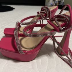 Size 9  (Hot Pink) High Heels