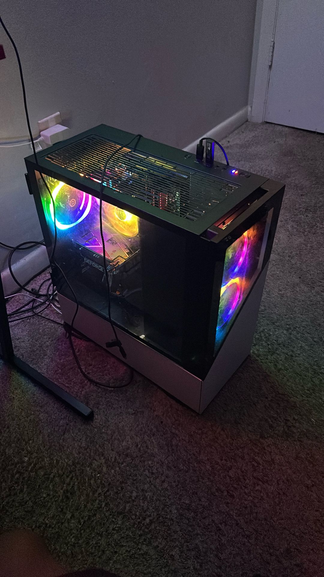 pc gaming used, ryzen 7 5700, rtx 3060, 16gb ram, 500gb ssd m2, 1tb hd