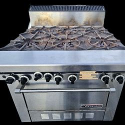 GARLAND 6 BURNER RANGE / STOVE / OVEN 