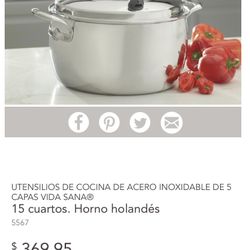 Olla Vida Sana 15Qts