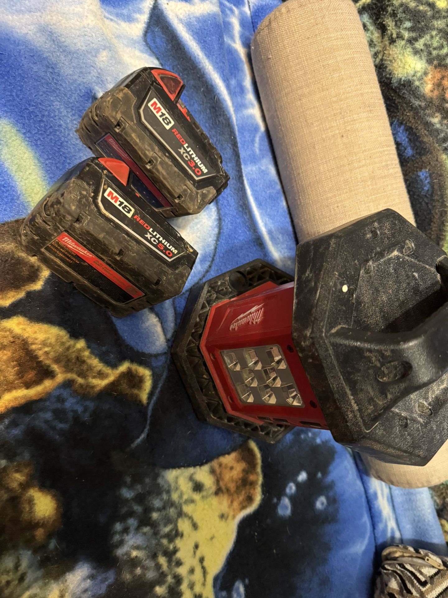 Milwaukee Light And Batteries