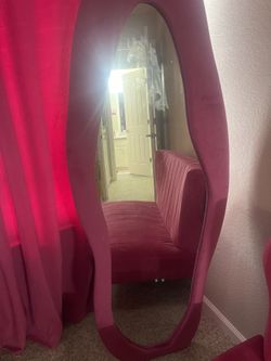 Hot Pink Full Length Mirror
