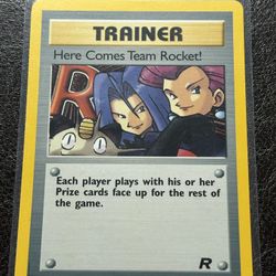 Here Comes Team Rocket Holo 