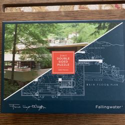 Double Sided Puzzle (Franklin Lloyd Wright- Falling Water)