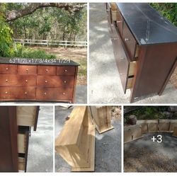 Horizontal 8 Drawers Dresser