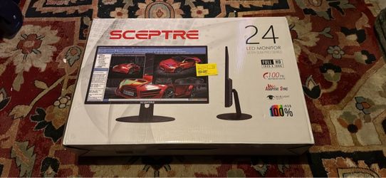 Sceptre 24" 100Hz Full HD LED Monitor – New in Box