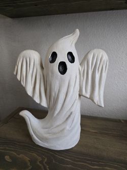 Halloween Light Up Ghost Statue