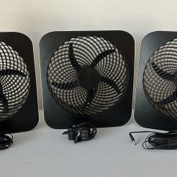 O2Cool Treva 10" Battery Operated Portable Fans with AC Adapter