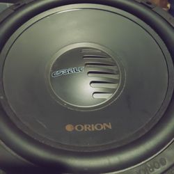Orion audio 12-in 4 ohm 500 W subwoofer. Good condition works great FREE DELIVERY DEMO PORTLAND VANCOUVER AREA 