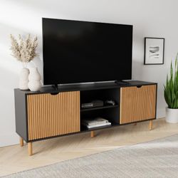 *Brand New* Entertainment Center Console Table with Storage for Living Room - Fits 32 to 80" TVs 