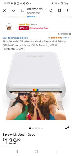 Polaroid Zinc Zero Inc Printer