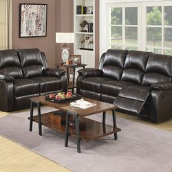 RECLINER SOFA AND LOVE SEAT‼️🤩