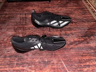 Adidas Adizero Electric Football Cleats “ color black/cloud white “ size 101/2 ( price $40 ) New
