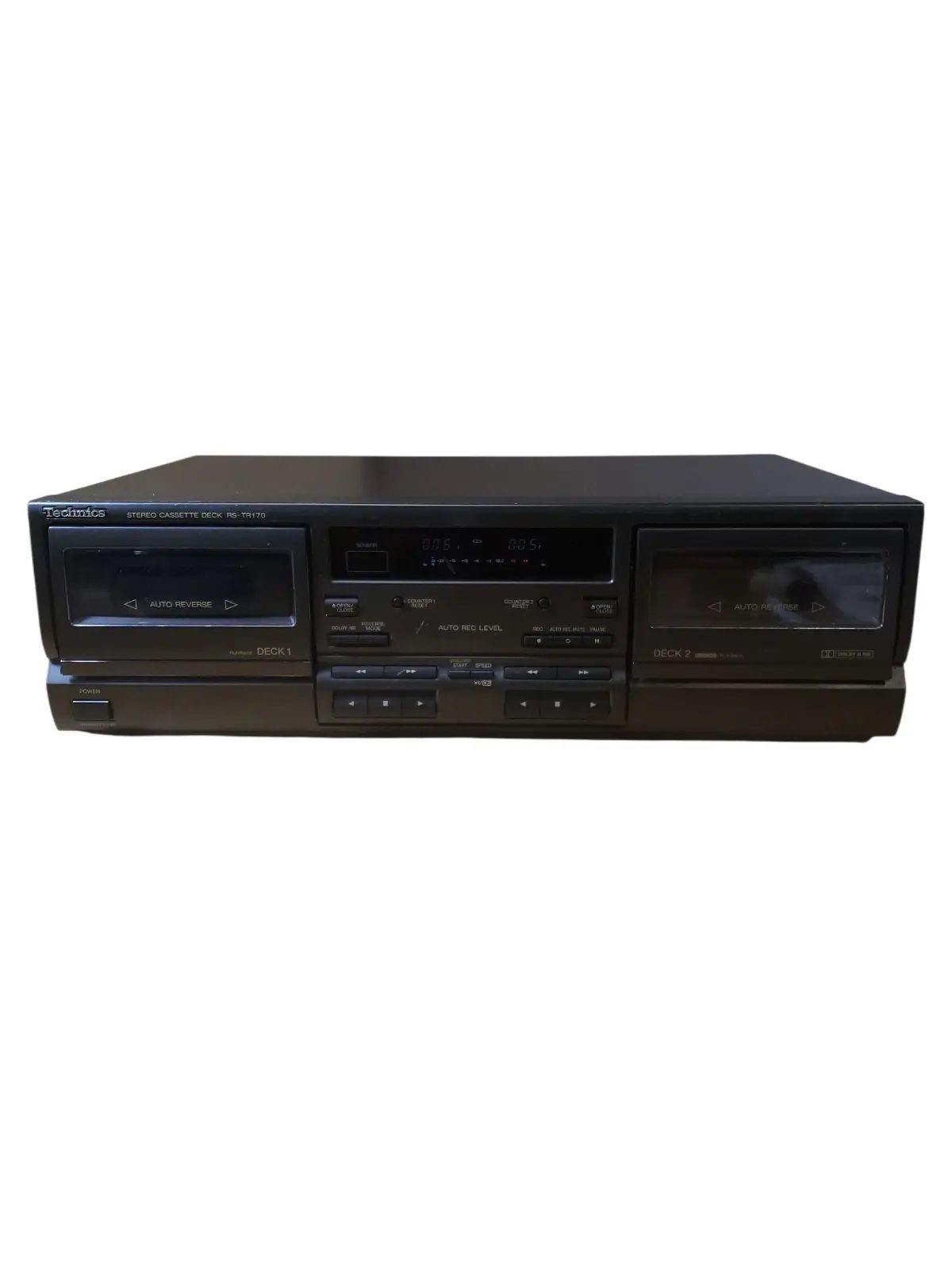 Technics RS-TR170 Vintage Stereo Dual Double Cassette Deck