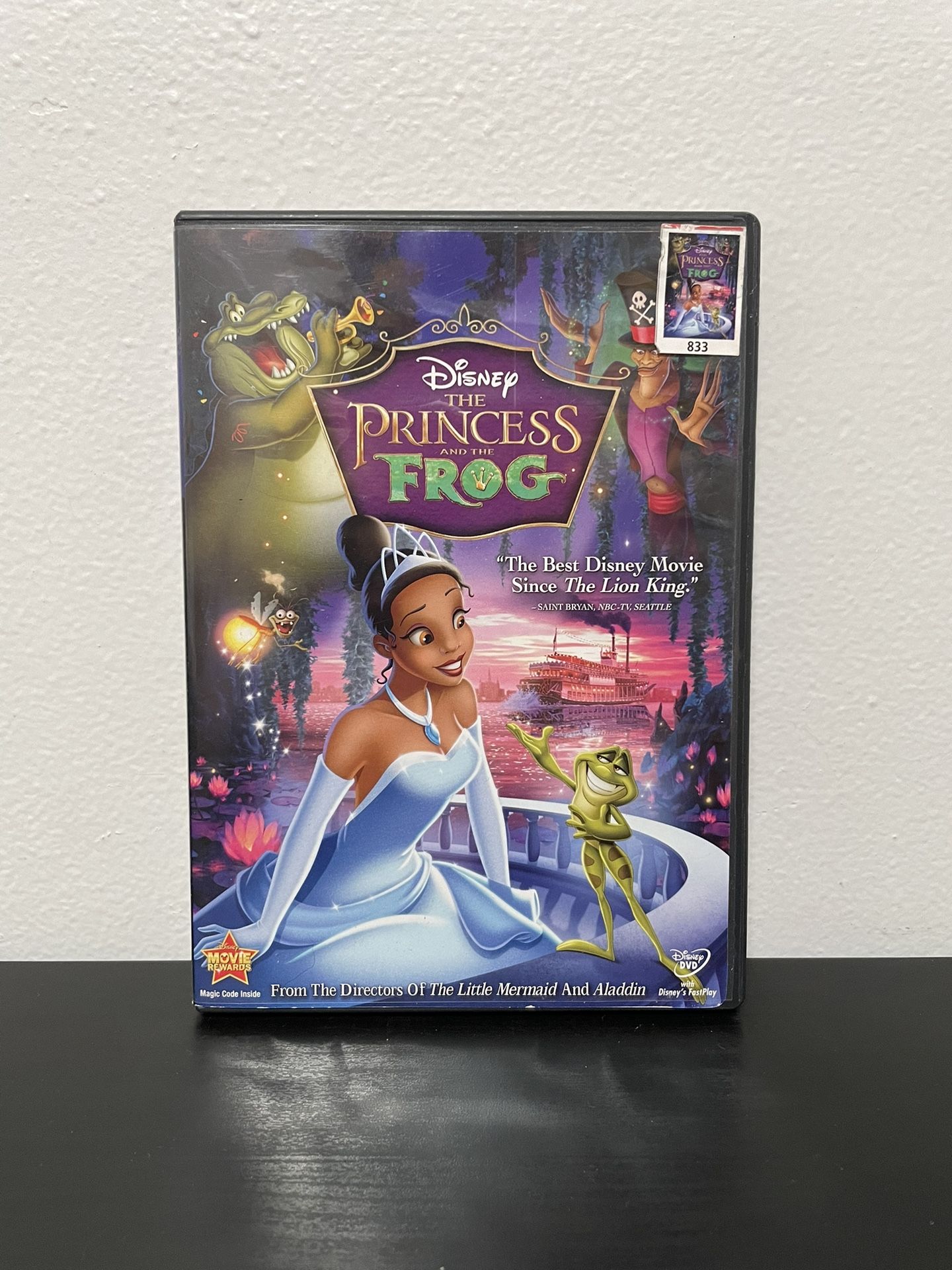 The Princess And The Frog DVD Disney Movie Anika Rose Animated Musical 2009