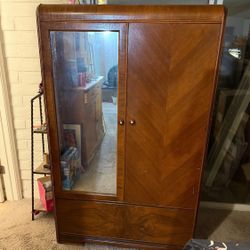 Vintage Cedar Lined Wardrobe