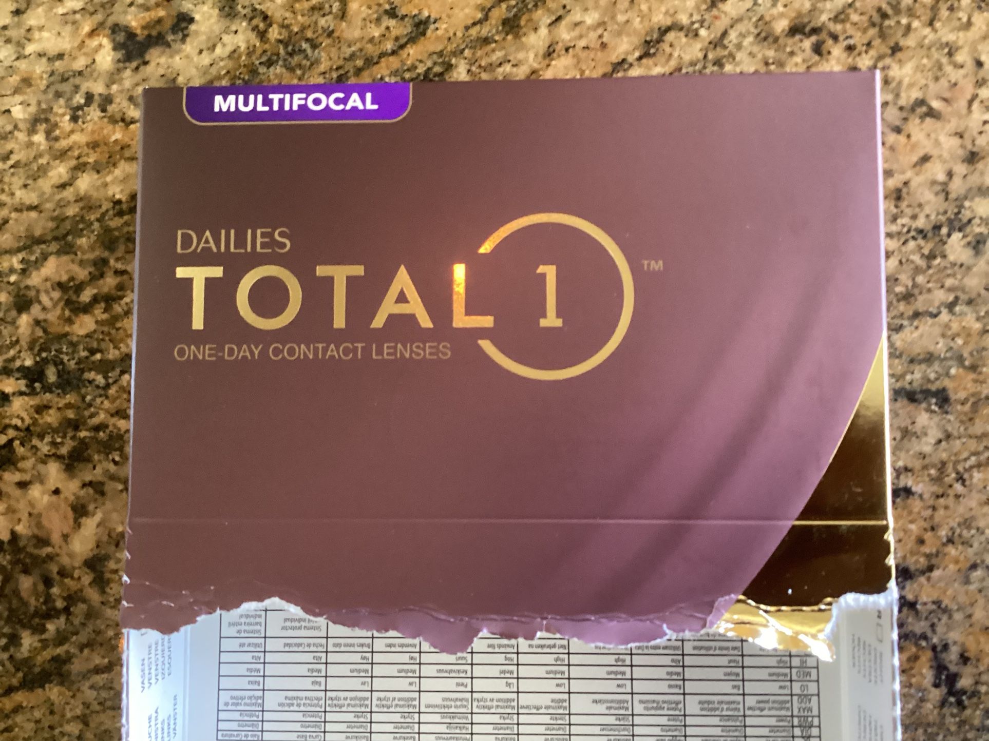 Dailies Total 1 Multifocal Contacts