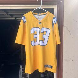Derwin James yellow jersey 2xL Chargers