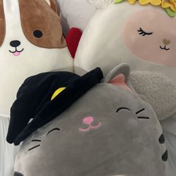 Squishmallow Lot Of Three Halloween Lamb Devil Dog