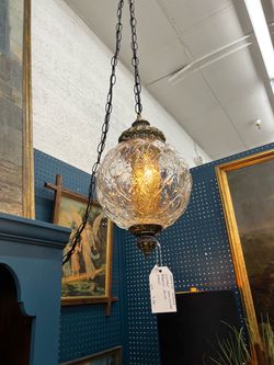 Vintage Hollywood Regency Swag Lamp