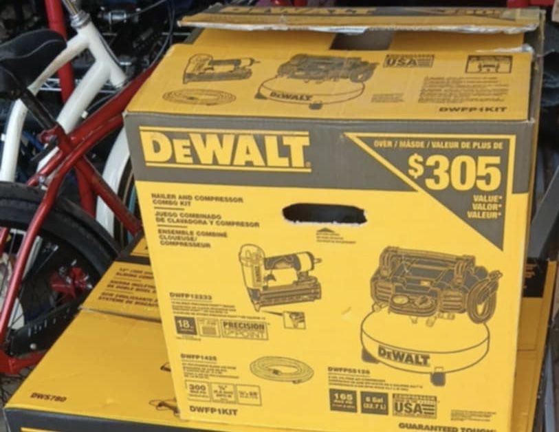 compressor & gauge brad nailer