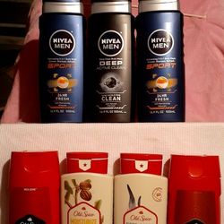 Old Spice & Nivea Body Wash