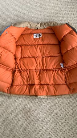 The North Face men’s Medium vintage goose down jacket coat work casual classic brown label Made In USA