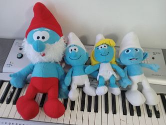 All 4 Smurfs $20