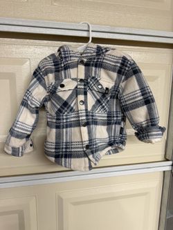 Volcom Toddler Plaid Fleece Snap Jacket