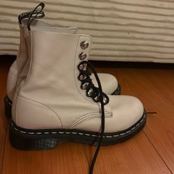 White Dr Martens Boots (women)