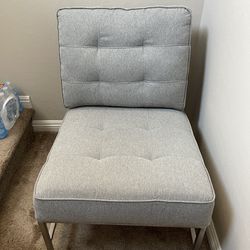Pair Of modern Gray Chairs (2 Chairs) 