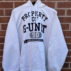 G-unit Athletic Dept Heavyweight Hoodie Sweatshirt Y2K