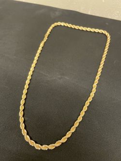 14K Plated Rope Chain