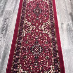 🟥 Ottomanson Oriental Heriz Runner Rug – 2’7” x 9’10” – Red Multicolor