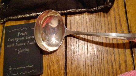 Vintage Gerity Silver Georgian Ladel