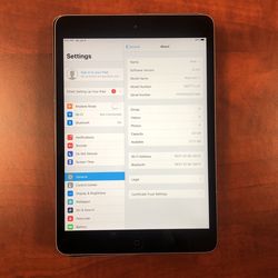 Apple iPad mini 2nd Gen 32GB Wi-Fi, 7.9" - Space Gray ME277LL/A - Good Cond