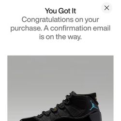 Sizes 8M & 8.5M Jordan 11 Retro Gamma Blue (2025)