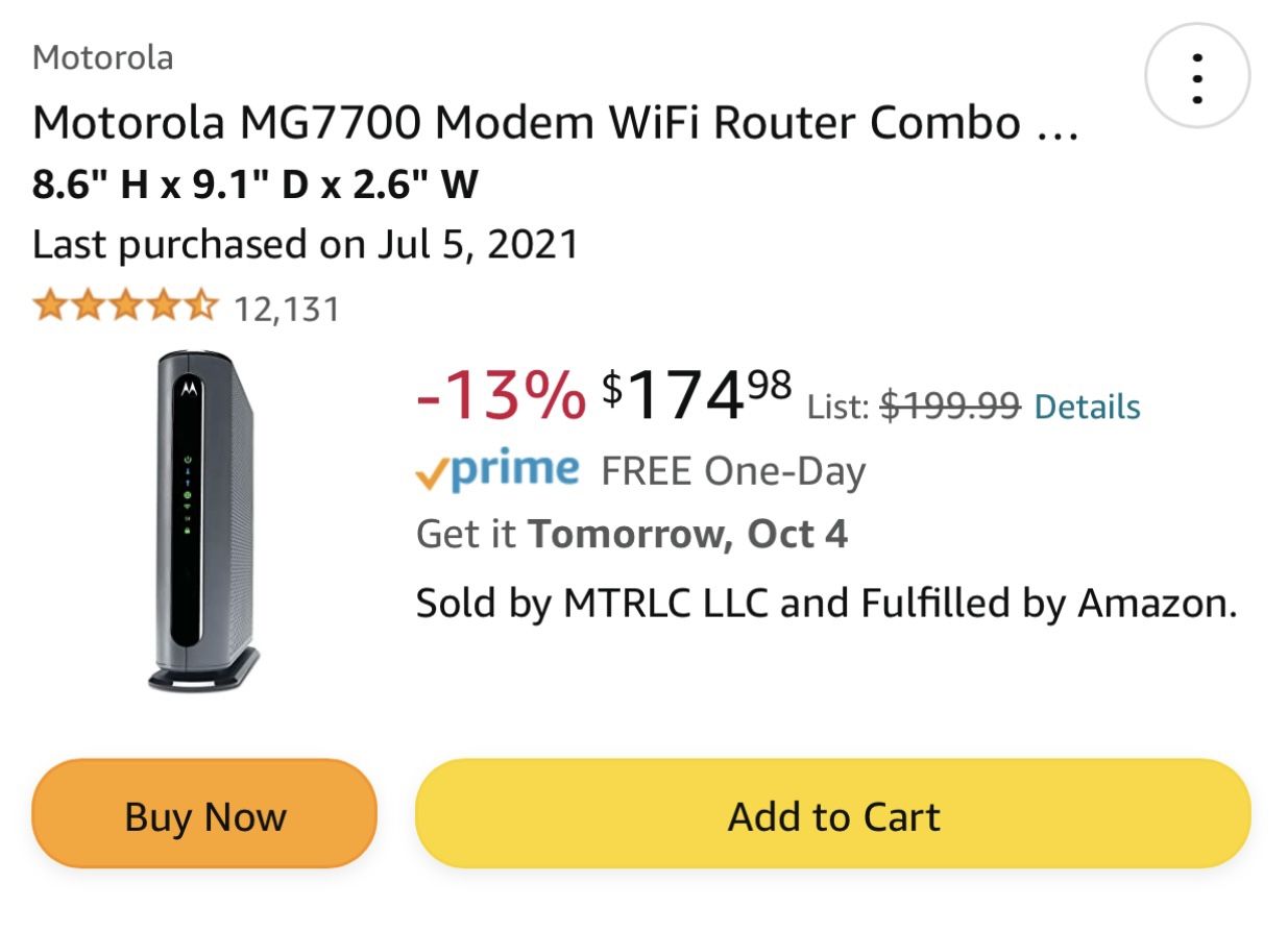 Router/Modem combo 