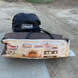 8-person Coleman Tent & Air Mattress