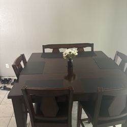 6 Piece Counter-Height Table/Dining Set