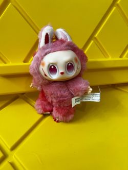 New pink stuffy open box