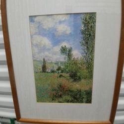 1 OF 3 BEAUTIFUL PRINTS, PAINTED BY A FAMOUS PAINTER AND FRAMED AND MATTED BY LOCAL ARTIST IN NAPLES, GREAT SET