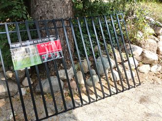 4x6 steel fence panel