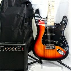 NEW IN BOX! Fender Stratocaster (Copy) & The Ultimate Electric Guitar Starter Pack!