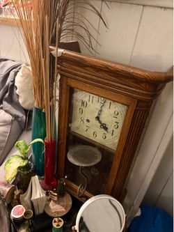 24" Working Howard Miller Westminster Chime Wall Clock Model 613-108 Excellent