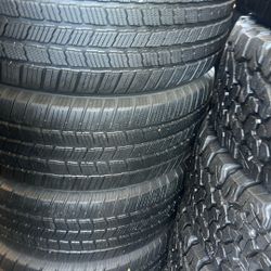 Set Of Michelin 245/55R19 Tires
