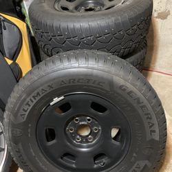 Chevy Colorado GMC Canyon Studded Snow Tire Wheel Set Rims